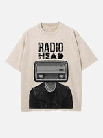 Radiohead Print Round Neck T-shirt