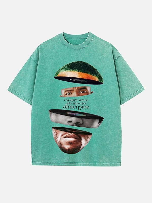 Frank Ocean Print Round Neck T-shirt