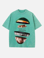 Frank Ocean Print Round Neck T-shirt