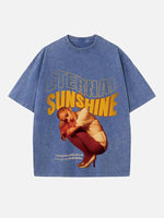 Ariana Grande Print Round Neck T-shirt