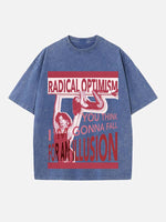 Dua Lipa Print Round Neck T-shirt