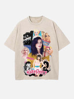Katy Perry Print Round Neck T-shirt