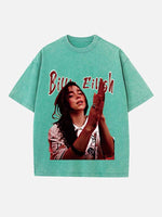 Billie Eilish Print Round Neck T-shirt