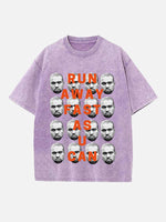 Kanye West Print Round Neck T-shirt