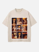 Karol G Print Round Neck T-shirt