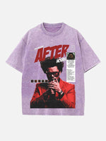 The Weeknd Print Round Neck T-shirt