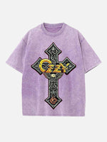 Black Sabbath Print Round Neck T-shirt