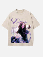 BLACKPINK Jisoo Print Round Neck T-shirt