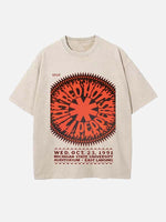 Red Hot Chili Peppers Print Round Neck T-shirt
