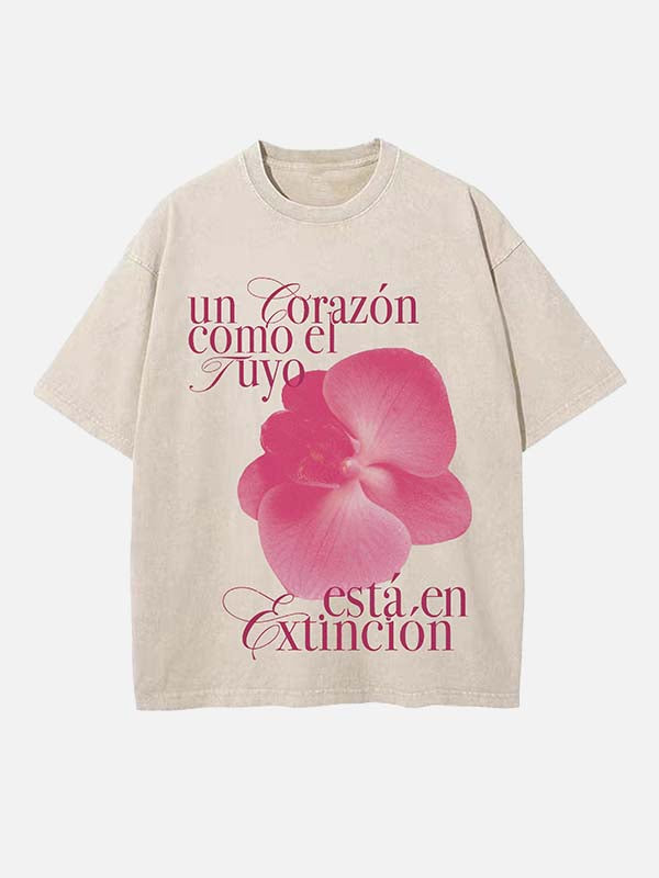 Kali Uchis Print Round Neck T-shirt