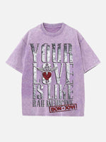 Bon Jovi Print Round Neck T-shirt