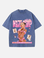 Doja Cat Print Round Neck T-shirt