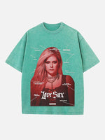 Avril Lavigne Print Round Neck T-shirt