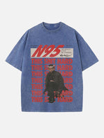 Kendrick Lamar Print Round Neck T-shirt