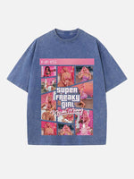 Nicki Minaj Print Round Neck T-shirt