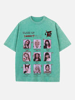 TWICE Print Round Neck T-shirt
