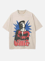 Billie Eilish Print Round Neck T-shirt