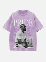 Kendrick Lamar Print Round Neck T-shirt