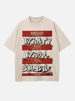 Eminem Print Round Neck T-shirt