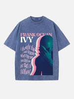 Frank Ocean Print Round Neck T-shirt