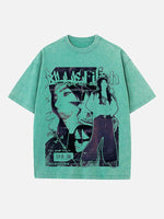 Billie Eilish Print Round Neck T-shirt