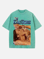 Kali Uchis Print Round Neck T-shirt