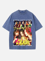 LE SSERAFIM Print Round Neck T-shirt