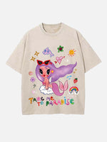 Karol G Print Round Neck T-shirt