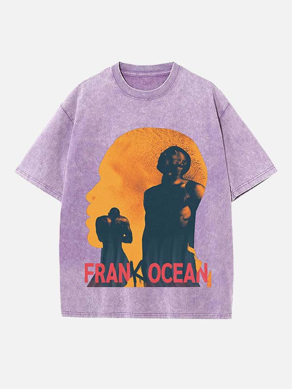 Frank Ocean Print Round Neck T-shirt