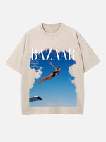 Jennifer Lopez Print Round Neck T-shirt