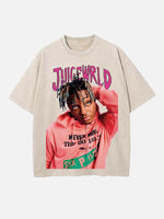 Juice WRLD Print Round Neck T-shirt