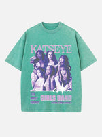 KATSEYE Print Round Neck T-shirt