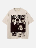 The Beatles Print Round Neck T-shirt