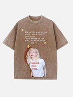 BLACKPINK Rosé Print Round Neck T-shirt