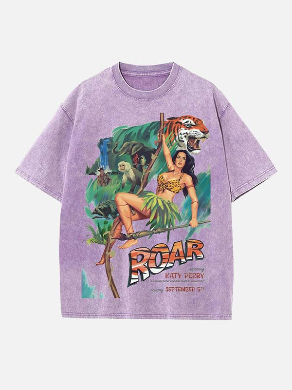 Katy Perry Print Round Neck T-shirt