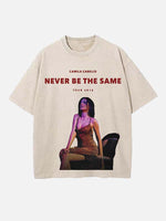 Camila Cabello Print Round Neck T-shirt