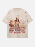 Katy Perry Print Round Neck T-shirt