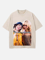 Sabrina Carpenter Print Round Neck T-shirt