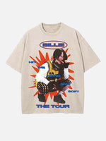 Billie Eilish Print Round Neck T-shirt