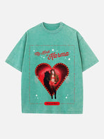 Chappell Roan Print Round Neck T-shirt