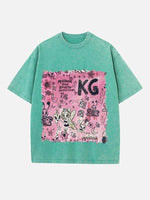 Karol G Print Round Neck T-shirt