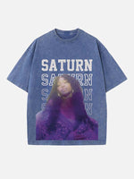 SZA Print Round Neck T-shirt