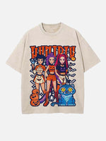 HUNTR/X Print Round Neck T-shirt