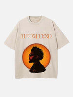 The Weeknd Print Round Neck T-shirt