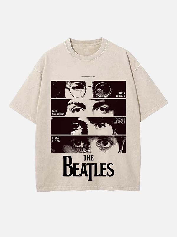 The Beatles Print Round Neck T-shirt