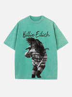 Billie Eilish Print Round Neck T-shirt