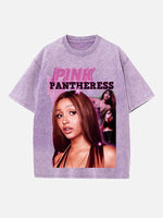 PinkPantheress Print Round Neck T-shirt