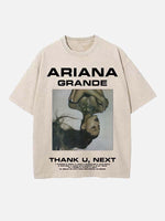 Ariana Grande Print Round Neck T-shirt