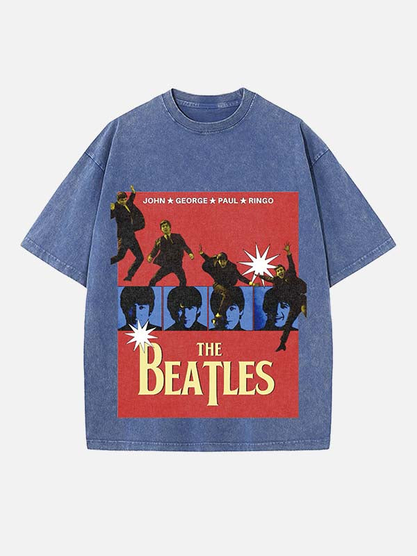 The Beatles Print Round Neck T-shirt