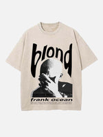 Frank Ocean Print Round Neck T-shirt